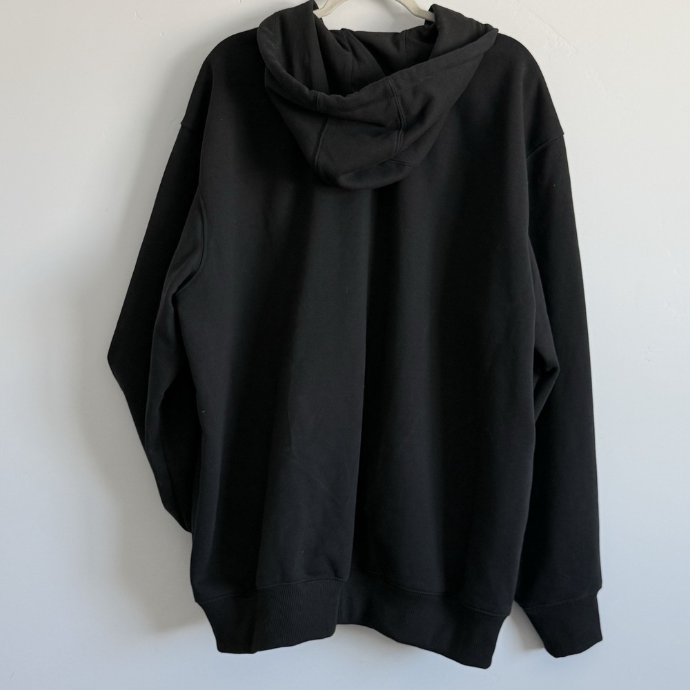 Carhartt Men's XL Rain Defender Paxton Heavyweight‎ Zip Front Sweatshirt Black - Picture 4 of 8